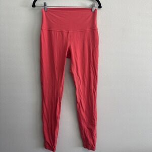Lululemon Align High-Rise Legging Pant 28"Pink double lined Womens 8  STY:W5CTIS